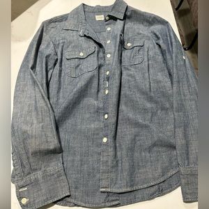 J crew Chambray long sleeve button down